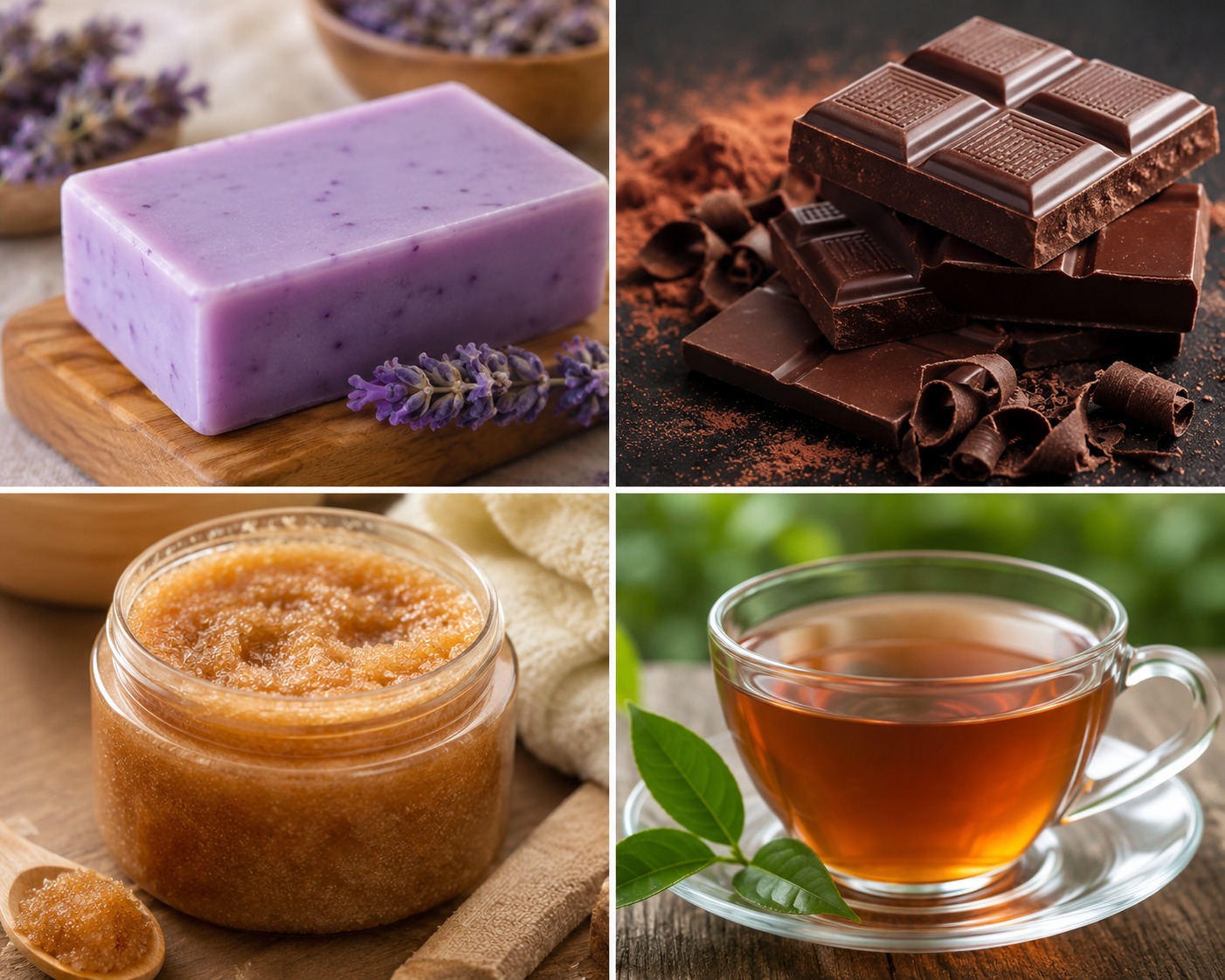 Natural Products - Oils, Pickles, Teas, Soaps, Scrubs, Chocolates